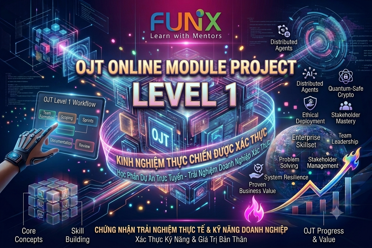 OJT Online Module Project - Kinh Nghiệm Thực Chiến Được Xác Thực  OJT301x_VN