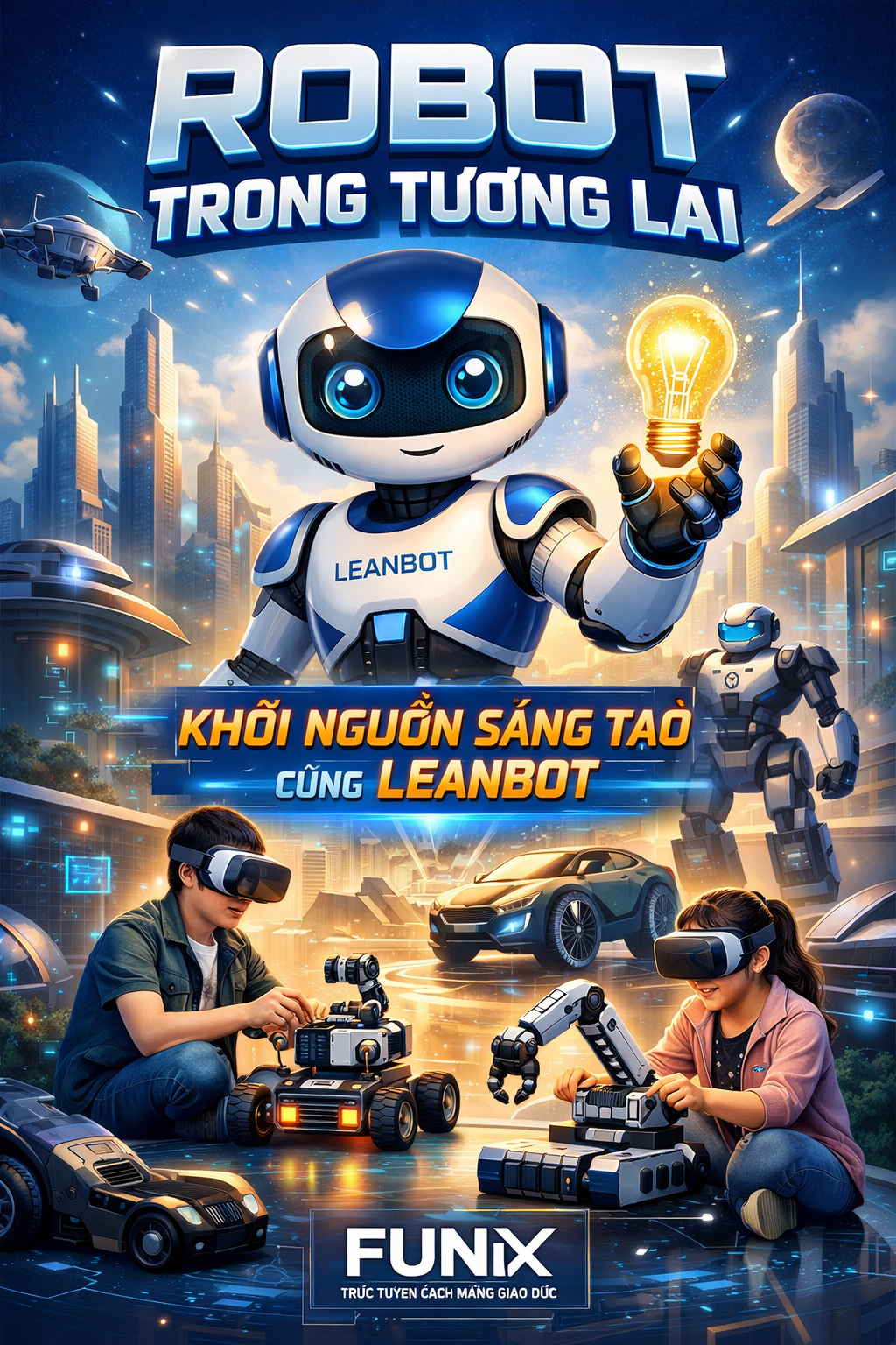 Robot trong Tương lai: Khơi nguồn sáng tạo cùng LEANBOT RBT122x_VN