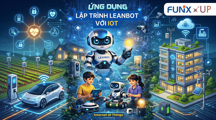 Ứng dụng lập trình Leanbot với IOT RBT124x_VN
