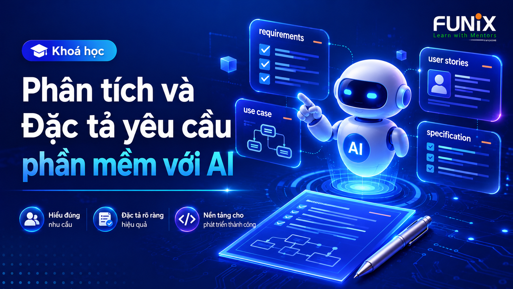 Phân tích và Đặc tả Yêu cầu phần mềm với AI SWE301x_VN